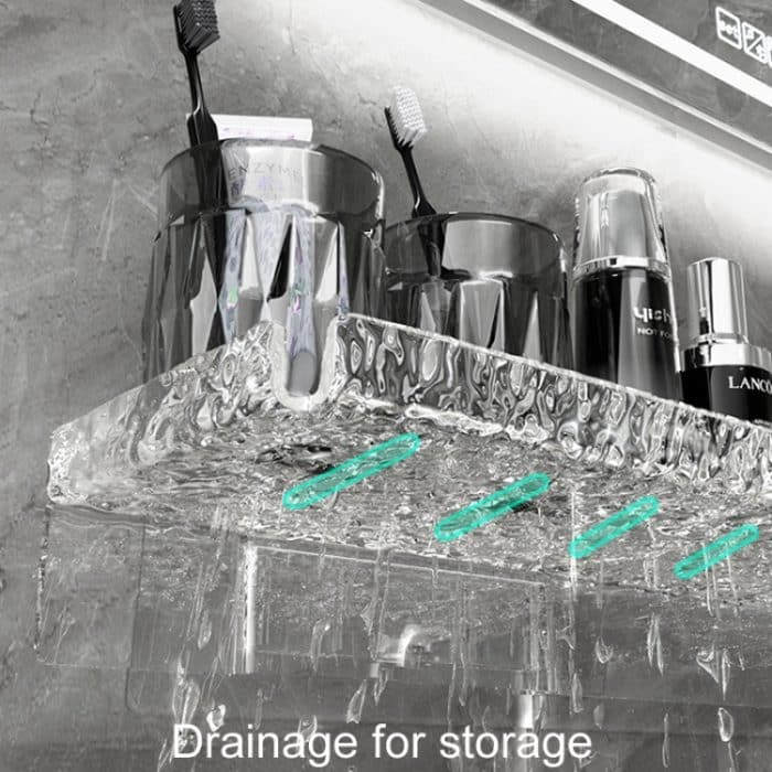 Punch-Free Badezimmer Wasserhahn Regal Hause Badezimmer Eitelkeit Lagerung Stand, 50 x 11cm – Bild 6