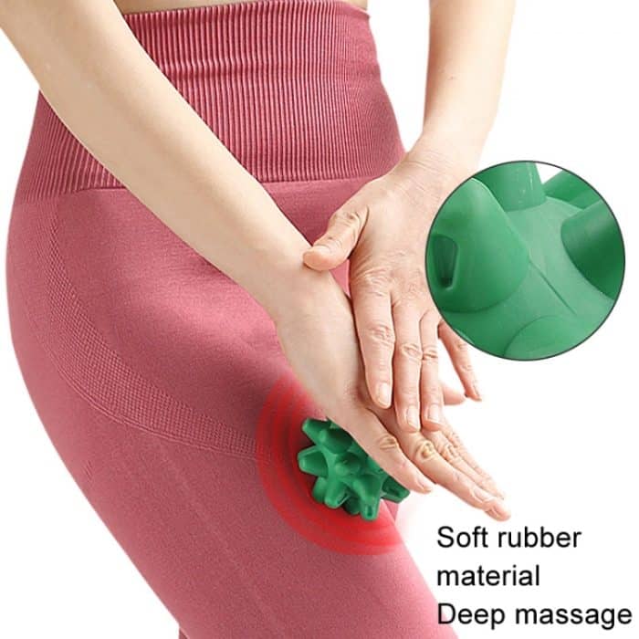 Igel Massage Ball Plantar Entspannung Roller Ball TRP Yoga Fitness Handheld Fascia Ball – Bild 7