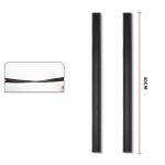 Auto-Seitenscheibenwischer zum Entfernen von Wassernebel, universelle Gummistreifen, 1pair – Bild 2