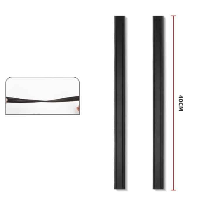 Auto-Seitenscheibenwischer zum Entfernen von Wassernebel, universelle Gummistreifen, 1pair – Bild 2