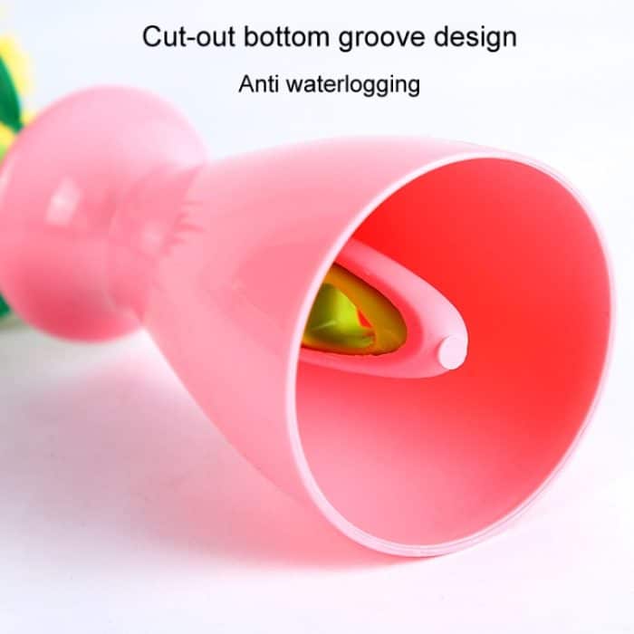 Topfbürste in Blumenform mit langem Griff, Küchengeschirrbürste, Spüle, Herd-Reinigungswerkzeug – Bild 8