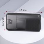 Auto-Sonnenblenden-Karten-Brillenhalter mit Reißverschluss, Aufbewahrungstasche – Bild 3