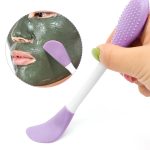 2 stücke Dual Kopf Silikon Gesicht Maske Pinsel Gesicht Reinigung Massage Pinsel Schlamm Maske Applikator – Bild 5