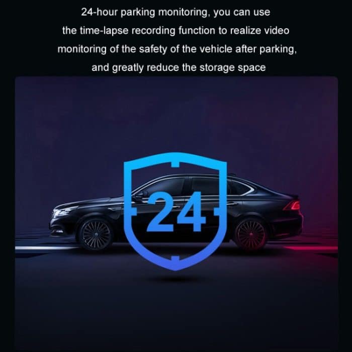 Handy WIFI Verbindung 2K Ultra-Clear Nachtsicht Versteckter Fahrrekorder, USB Short Line, Cigarette Lighter, Step-down Line – Bild 8