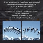 WIFI-Mobiltelefon 2K Ultraklarer 360-Grad-Drehfahrrekorder, USB Short Line, Cigarette Lighter, Step-down Line – Bild 4