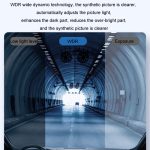 WIFI-Mobiltelefon 2K Ultraklarer 360-Grad-Drehfahrrekorder, USB Short Line, Cigarette Lighter, Step-down Line – Bild 7