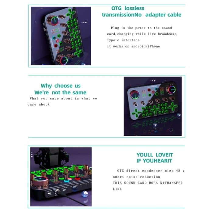 K600 48V Englische Version Live Dedizierte Soundkarte, K600 – Bild 3