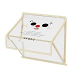 Badezimmer Hängetasche Faltbare Transparent Mit Deckel Wasserdichte Kleidung Socken Lagerung Tasche, Small Beige, Small Black, Large Beige, Large Black