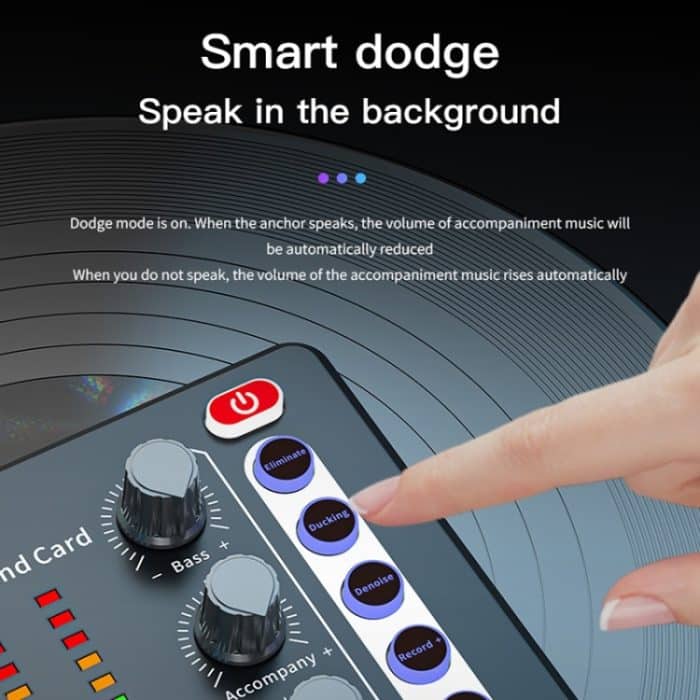 M8 Bluetooth-Soundkartenset zum Aufnehmen und Singen von Live-Inhalten, Black, White, Black+Gold Cantilever, Black+Black Cantilever, White+Gold Cantilever, Black+Gold Cantilever Earphone, Black+Black Cantilever Earphone, White+Gold Cantilever Earphone... – Bild 5