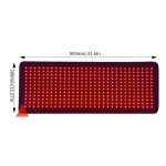360 LED Perlen Rot Licht Physikalische Therapie Taille Pad Infrarot Fitness Licht Therapie Pad, US Plug, UK Plug, EU Plug, AU Plug – Bild 4