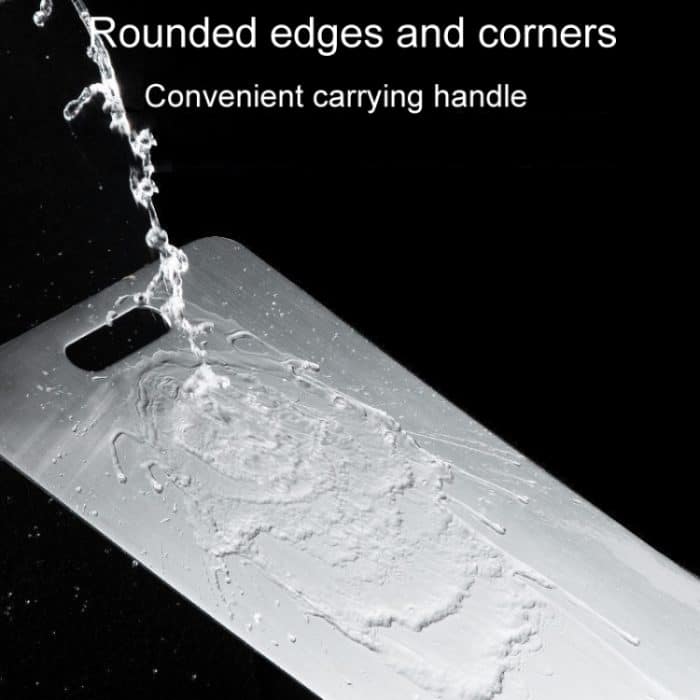 Edelstahl Antibakterielle Anti-Schimmel Bord Hause Küche Verdickt Schneidebrett, 304 39x28cm, 304 46x30cm, 316 39x28cm, 316 46x30cm – Bild 5