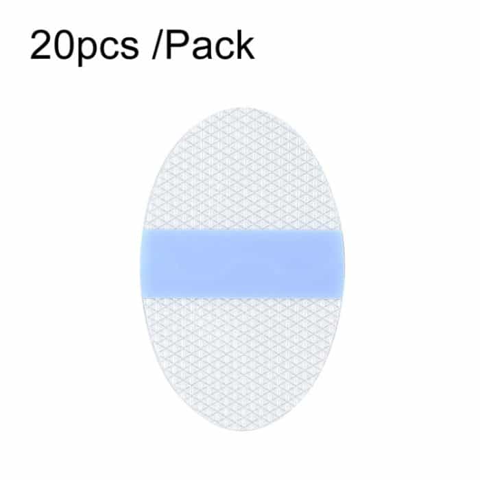 TBD0605097301.jpg PU-Folie, Silikongel, wasserdicht, atmungsaktiv, Ohrpolster, 20pcs /Pack Oval Large, 20pcs /Pack Oval Small, 20pcs /Pack Square – Bild 1