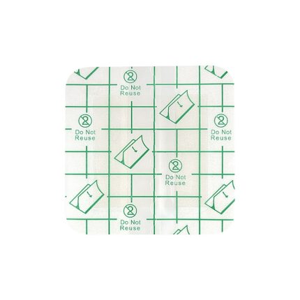 Quadratisches Hydrokolloid-Verbandband, selbstklebendes Blasenpflaster an der Ferse, 7.5x7.5cm, 10x10cm