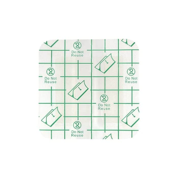 TBD0605098201.jpg Quadratisches Hydrokolloid-Verbandband, selbstklebendes Blasenpflaster an der Ferse, 7.5x7.5cm, 10x10cm – Bild 1
