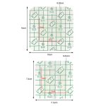 Quadratisches Hydrokolloid-Verbandband, selbstklebendes Blasenpflaster an der Ferse, 7.5x7.5cm, 10x10cm – Bild 3