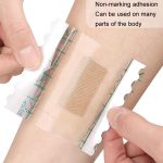 Quadratisches Hydrokolloid-Verbandband, selbstklebendes Blasenpflaster an der Ferse, 7.5x7.5cm, 10x10cm – Bild 4