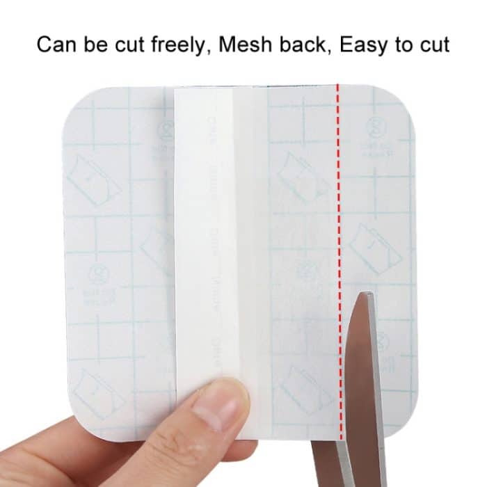 Quadratisches Hydrokolloid-Verbandband, selbstklebendes Blasenpflaster an der Ferse, 7.5x7.5cm, 10x10cm – Bild 6