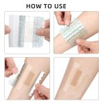 Quadratisches Hydrokolloid-Verbandband, selbstklebendes Blasenpflaster an der Ferse, 7.5x7.5cm, 10x10cm – Bild 8