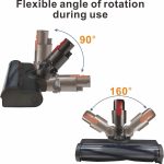 Bodenbürstenkopf für Staubsauger mit grünem LED-Licht, For Dyson V7 / V8 / V10 / V11, For Dyson V6, For Dyson V10 Slim / V12 Slim – Bild 4