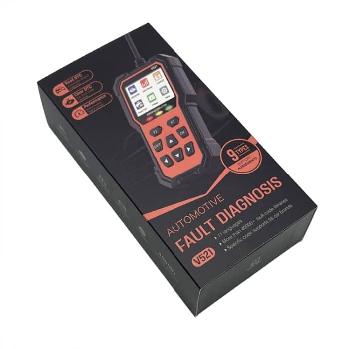Multifunktionales OBD-Fahrzeugfehlerdiagnosegerät Leistungstest, V521 – Bild 13