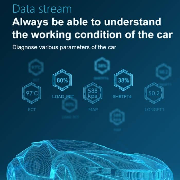 Multifunktionales OBD-Fahrzeugfehlerdiagnosegerät Leistungstest, V521 – Bild 6