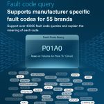 Multifunktionales OBD-Fahrzeugfehlerdiagnosegerät Leistungstest, V521 – Bild 8