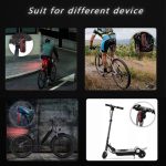 Fahrrad-Warnrücklicht, 1080P WiFi-Kamera-Recorder, wasserdichtes Fahrrad-Rücklicht zum Radfahren, Rotate Mount, Clamp Mount, Strap Mount, Rearview Mirror Mount, Saddle Tube Mount – Bild 7