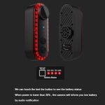 Fahrrad-Warnrücklicht, 1080P WiFi-Kamera-Recorder, wasserdichtes Fahrrad-Rücklicht zum Radfahren, Rotate Mount, Clamp Mount, Strap Mount, Rearview Mirror Mount, Saddle Tube Mount – Bild 10