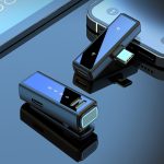 J88 Mini Intelligentes kabelloses Halsbandmikrofon mit Rauschunterdrückung, Type-C, 8 Pin, Type-C + 8 Pin Adapter – Bild 3