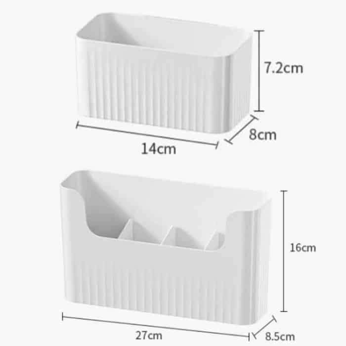 Küchenschranktür Frischhaltefolie Organizer Haushaltswand Kühlschrank Seitenregal, Small, Large – Bild 3