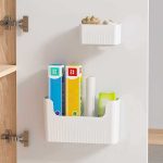 Küchenschranktür Frischhaltefolie Organizer Haushaltswand Kühlschrank Seitenregal, Small, Large – Bild 8