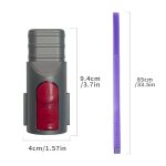 Kabelloses Staubsauger-Trockner-Entlüftungsreinigungsset mit Schlauchaufsatz, For Dyson V7 V8 V10 V11 V15 G5 Purple, For Dyson V6 / DC Purple, For Dyson V7  V8  V10 V11  V15 G5 Gray, For Dyson V6 / DC Gray – Bild 4