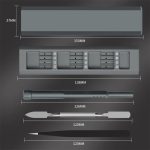 Präzisions-Schraubendreher-Set, Werkzeug zum Demontieren von Mobiltelefonen und Computern, 44-in-1 – Bild 3