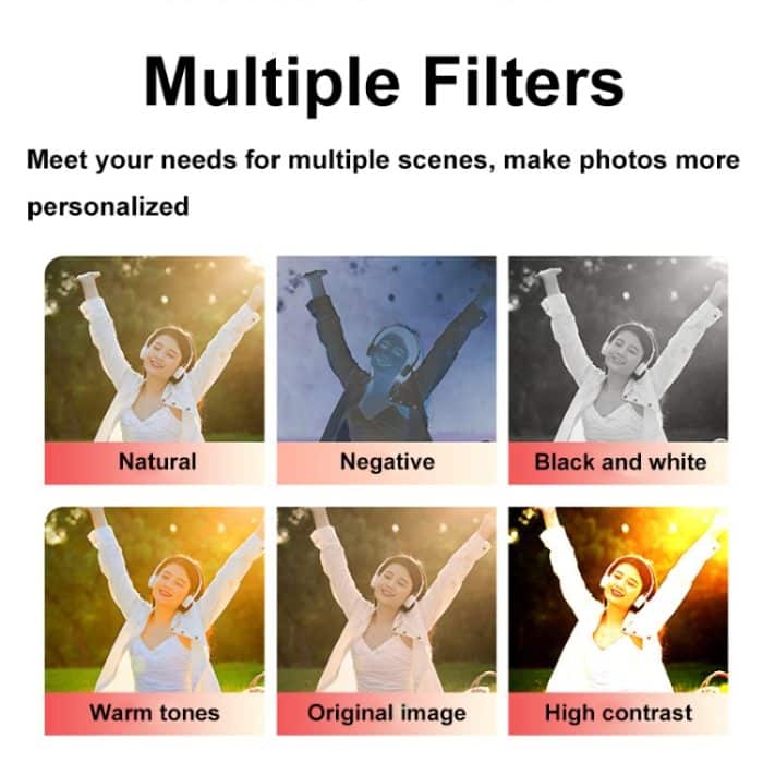 DC305X 5K/30FPS 2,8-Zoll-HD-Aufnahme 5-fach optischer Zoom Anti-Shake-Digitalkamera, Black EU Plug, Black US Plug, Black UK Plug, White EU Plug, White US Plug, White UK Plug – Bild 4