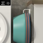 Badezimmerregal No-Punch Waschbeckenhaken Küche Wandmontiertes Lagerregal – Bild 9