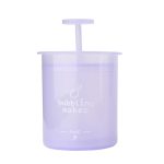 Gesichtsreiniger Schaum Maker Bubbler Cup Reise tragbare manuelle Schaumflasche, Small Purple, Small Transparent, Small Pink, Large Purple, Large Transparent, Large Pink