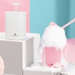 Gesichtsreiniger Schaum Maker Bubbler Cup Reise tragbare manuelle Schaumflasche, Small Purple, Small Transparent, Small Pink, Large Purple, Large Transparent, Large Pink – Bild 2