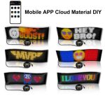 Auto Flexible Display Werbung Bildschirm APP Bluetooth Smart Screen, 7x17.3cm（16 x 32 LEDs), 9.2x37.4cm（16 x 64 LEDs）, 10.2x34.8cm（20 x 64 LEDs）, 12x59.5cm（16 x 96 LEDs） – Bild 2
