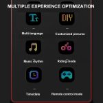 Auto Flexible Display Werbung Bildschirm APP Bluetooth Smart Screen, 7x17.3cm（16 x 32 LEDs), 9.2x37.4cm（16 x 64 LEDs）, 10.2x34.8cm（20 x 64 LEDs）, 12x59.5cm（16 x 96 LEDs） – Bild 6