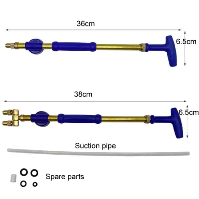 Kolben-Push-Pull-Sprüher, verstellbarer manueller Gartensprüher für die meisten Flaschen, Single Head, Double Head – Bild 3