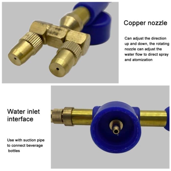 Kolben-Push-Pull-Sprüher, verstellbarer manueller Gartensprüher für die meisten Flaschen, Single Head, Double Head – Bild 5