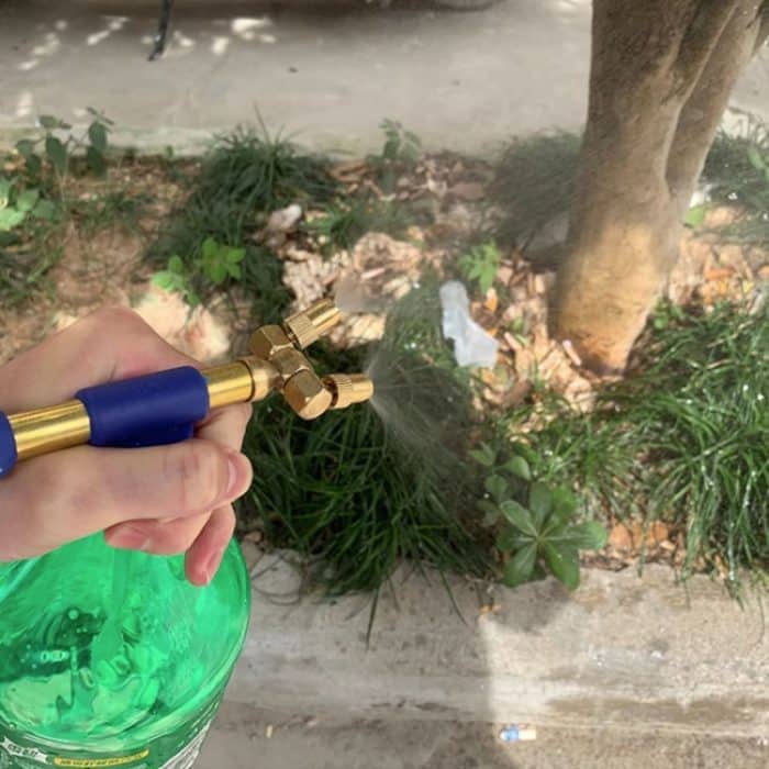 Kolben-Push-Pull-Sprüher, verstellbarer manueller Gartensprüher für die meisten Flaschen, Single Head, Double Head – Bild 7