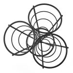 3 in 1 Kegel Französisch Fries Halter Edelstahl Chips Korb Snack Stehen – Bild 4