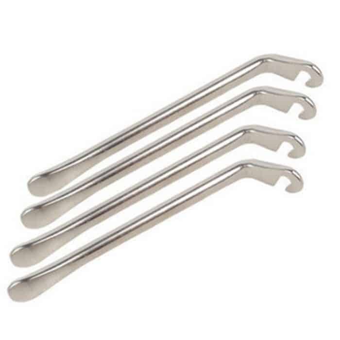 2 stücke Metall Fahrrad Reifen Stemmeisen Hebel Mountainbike Reifen Entfernung Werkzeuge – Bild 4