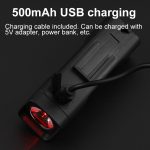 BENGGUO Fahrrad-Frontlicht, wiederaufladbare Taschenlampe, 3 Beleuchtungsmodi – Bild 5