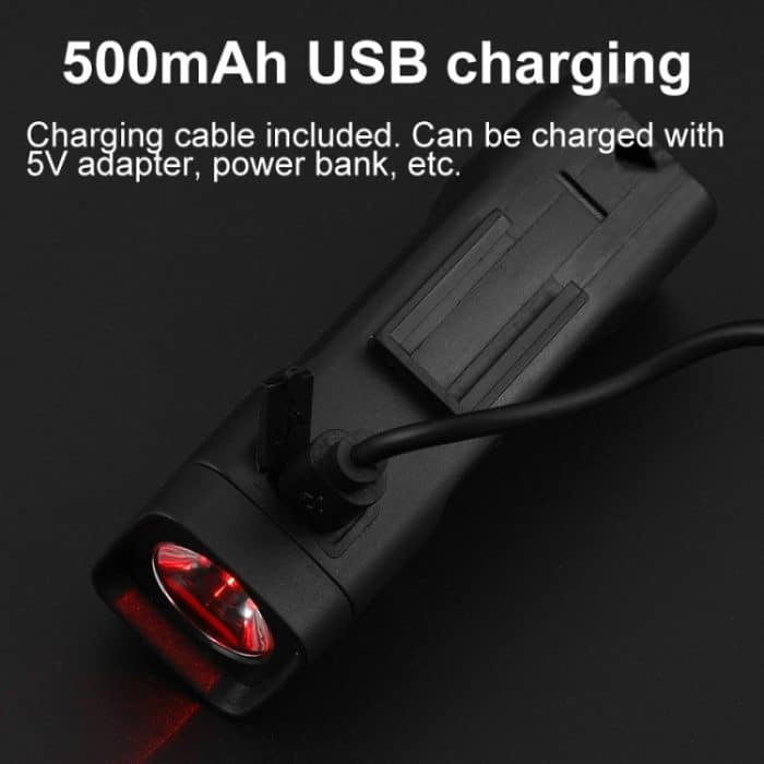 BENGGUO Fahrrad-Frontlicht, wiederaufladbare Taschenlampe, 3 Beleuchtungsmodi – Bild 5