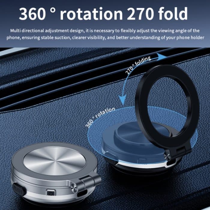 AIMITE C1 Vakuum Adsorption Faltbare Magnetische Unterstützung Halterung Auto Handy Halter – Bild 5