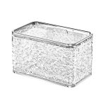 Badezimmer No-Punch Tissue Organizer Haushaltswand montiert Tissue Box, Transparent Single Layer, Transparent Gray Single Layer, Transparent Dual Layer, Transparent Gray Dual Layer