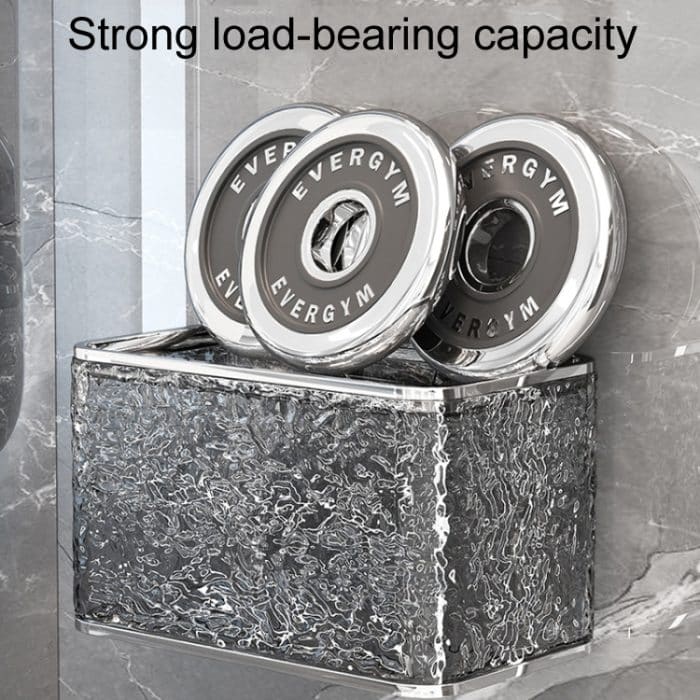 Badezimmer No-Punch Tissue Organizer Haushaltswand montiert Tissue Box, Transparent Single Layer, Transparent Gray Single Layer, Transparent Dual Layer, Transparent Gray Dual Layer – Bild 6