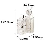 Badezimmer-Zahnbürsten-Organizer, multifunktionales Aufbewahrungsregal für den Haushalt – Bild 3